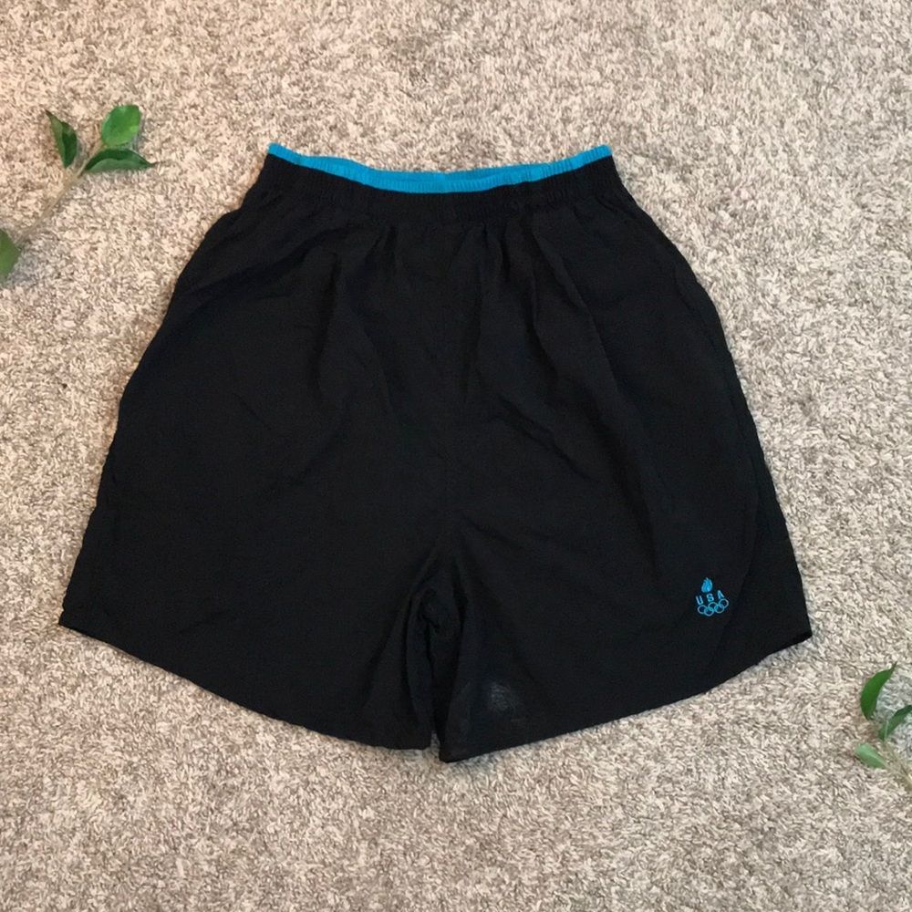 True Vintage JCPenney USA Olympic Brand Board Shorts Bottoms 70s 80s Swim Trunks